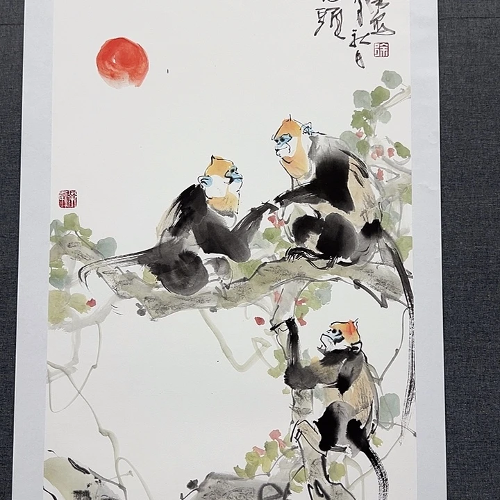 国画书画作品多次