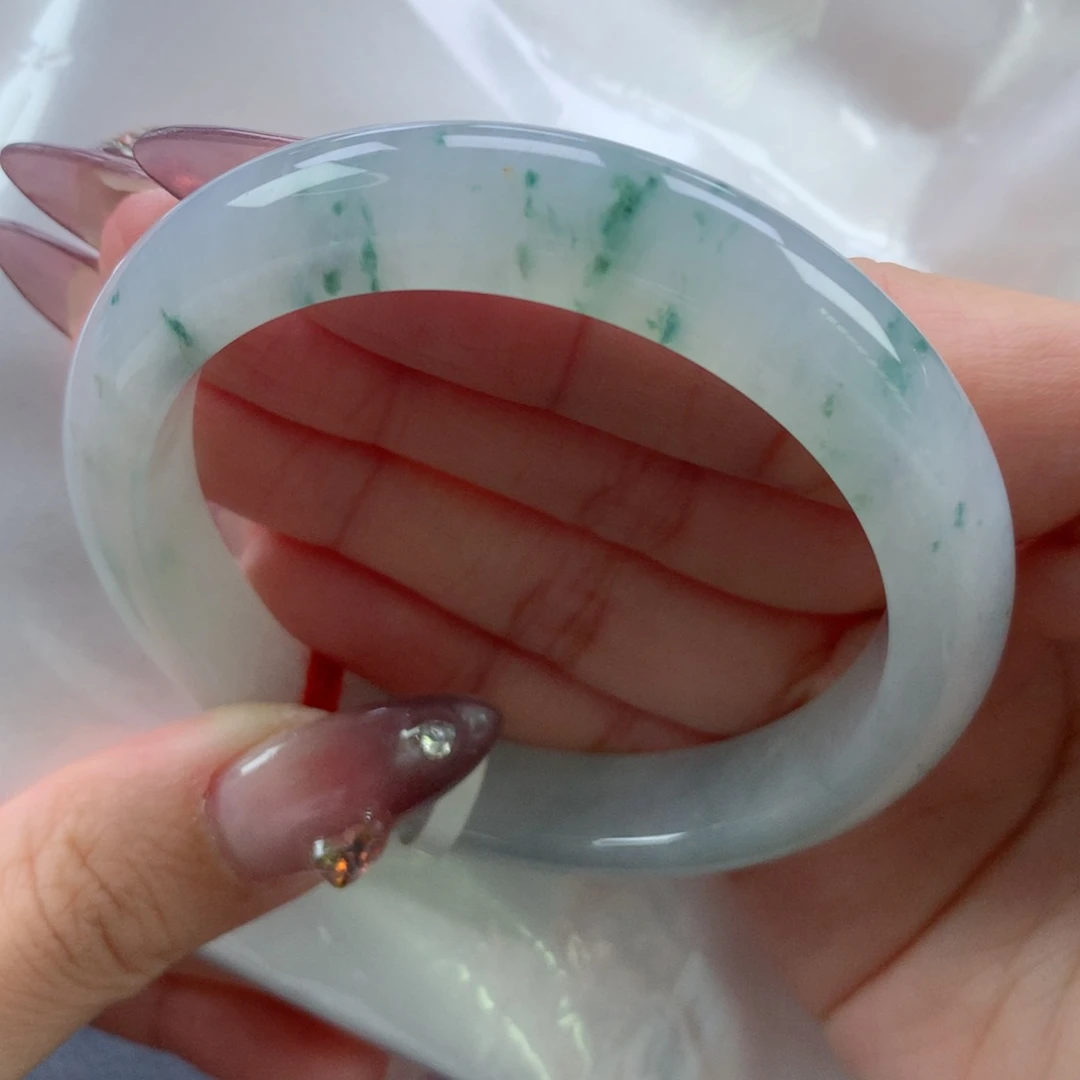 翡翠手镯未镶嵌54.8正圈