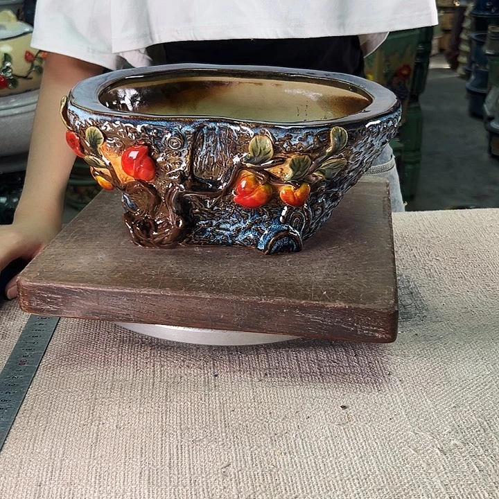 泳坤堂石湾盆陶瓷