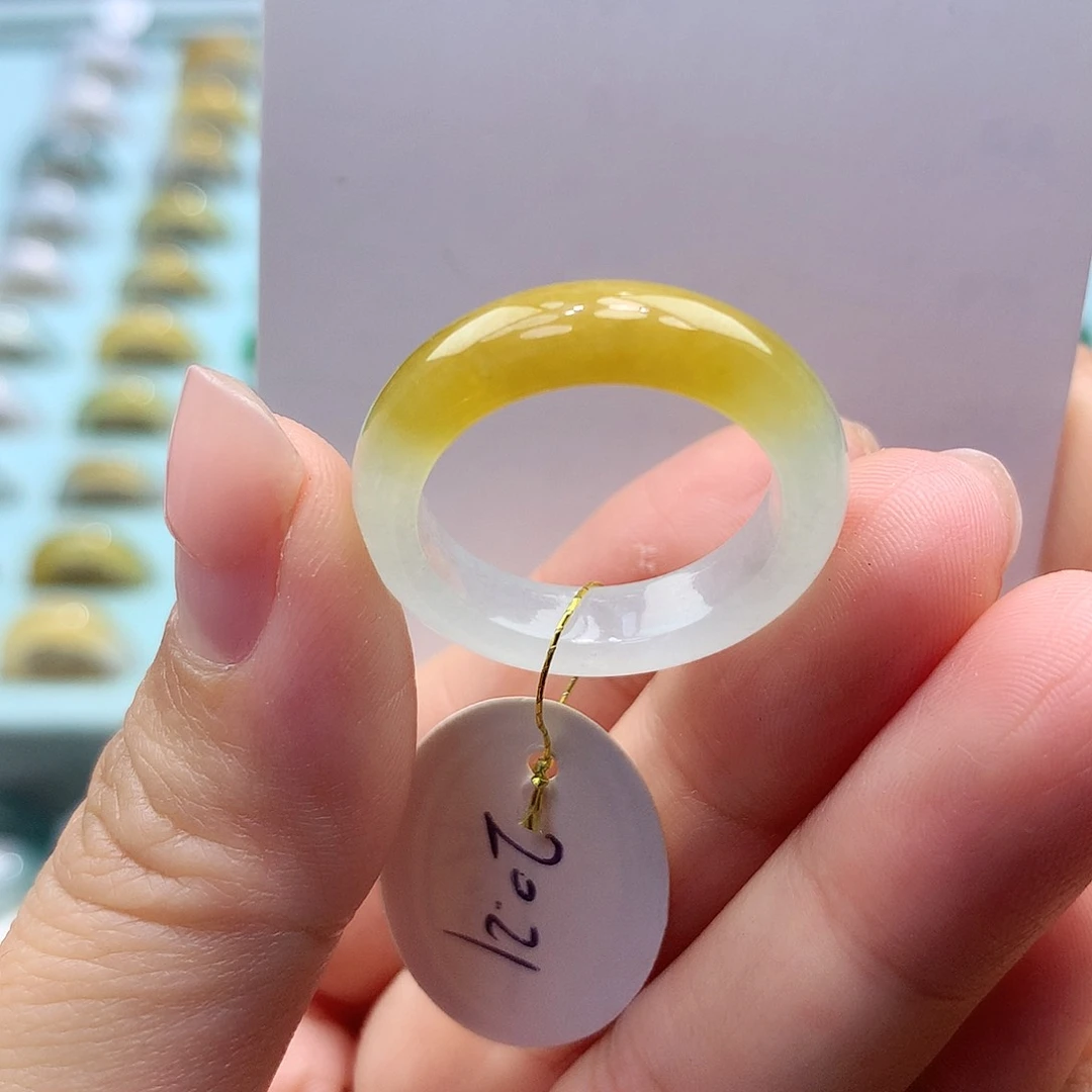 未镶嵌戒指翡翠2021圈