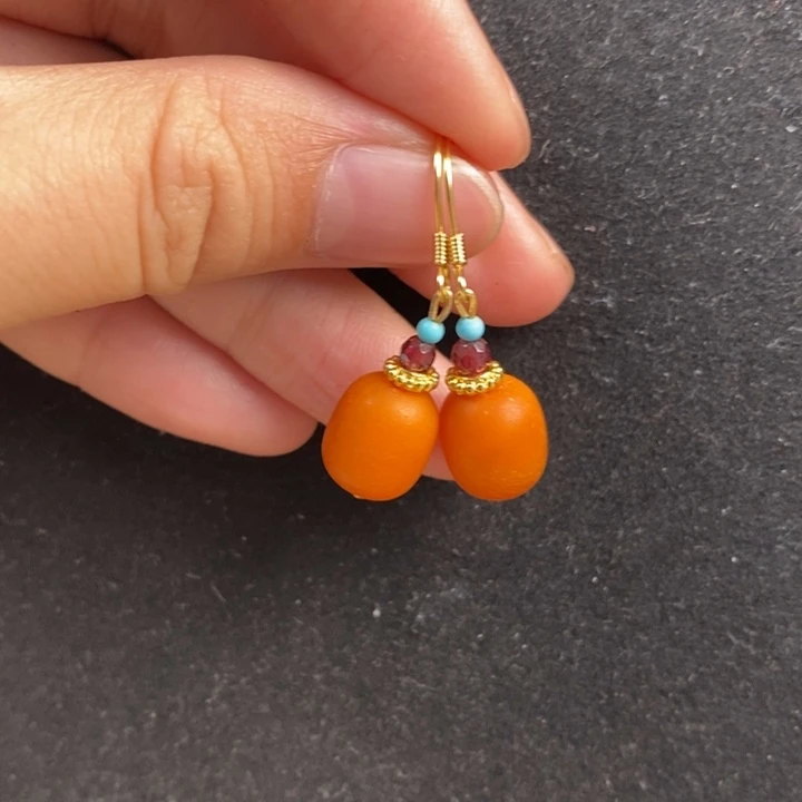 银S925镶嵌蜜蜡珠宝奇石