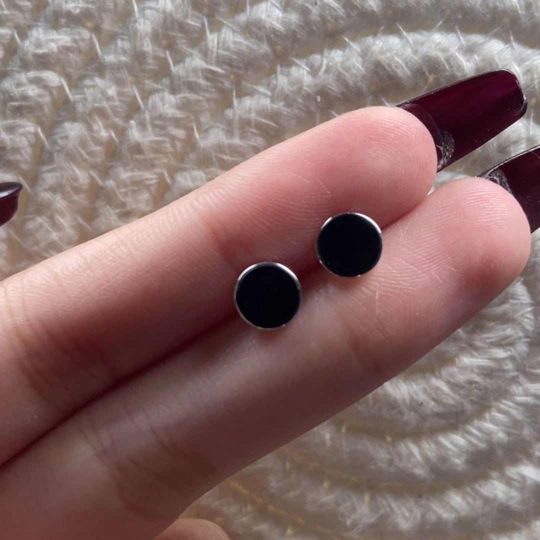 18K金镶嵌翡翠耳饰耳钉