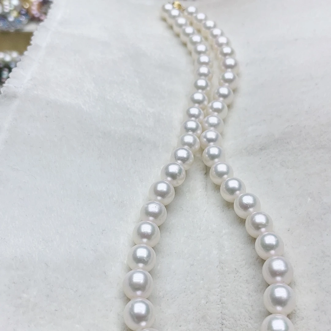 海水珍珠颈饰18K金镶嵌