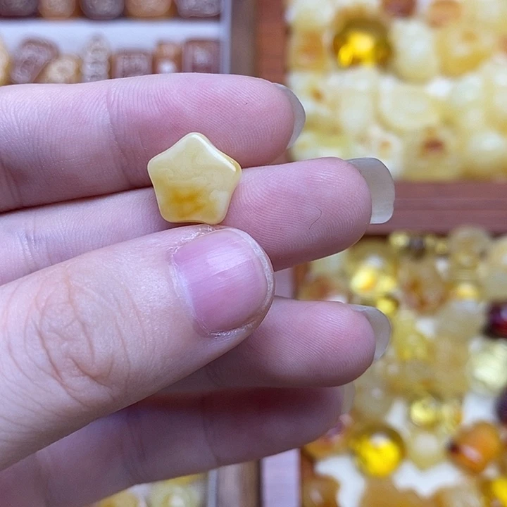 吊坠橄榄核小星星