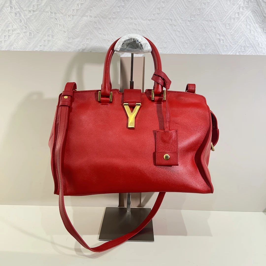 95新 YSL/圣罗兰 圣罗兰波士顿手提单肩包a8400