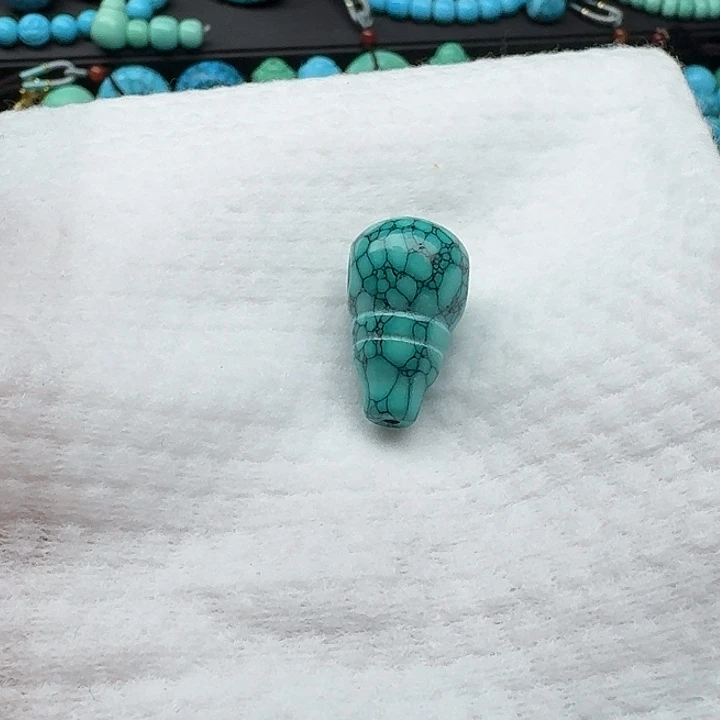 尺寸：14/6/25➕绿水草纹三通 单珠一颗