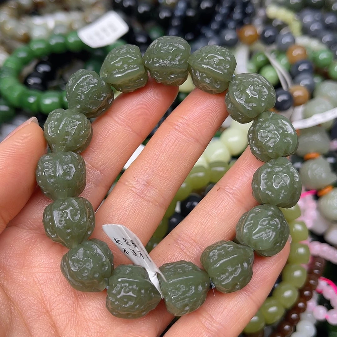 和田玉未镶嵌手链