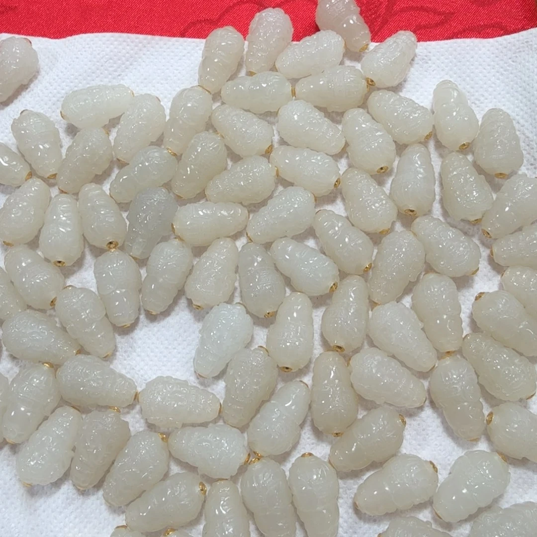 和田玉未镶嵌颈饰藕粉象神BFM多样性拍一发一