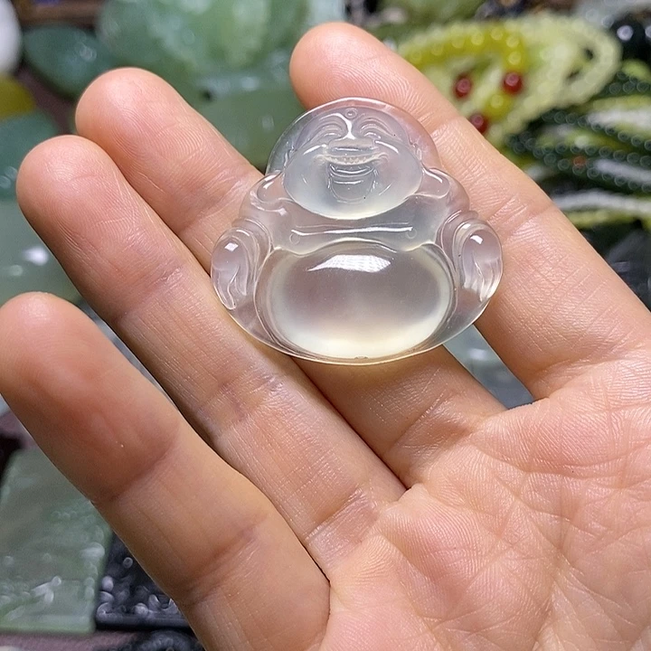 富***花岫玉未镶嵌岫玉挂件