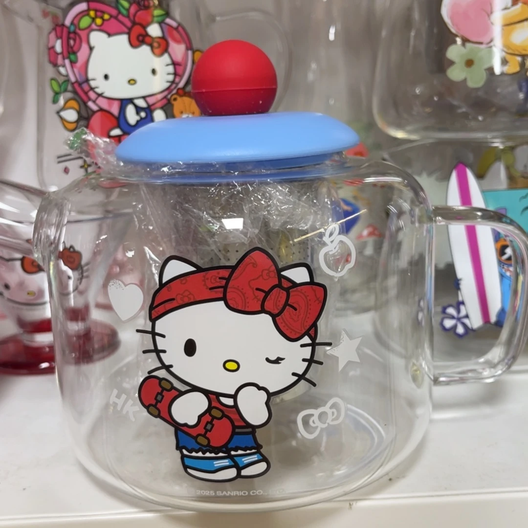 玻璃吸管款1升水壶