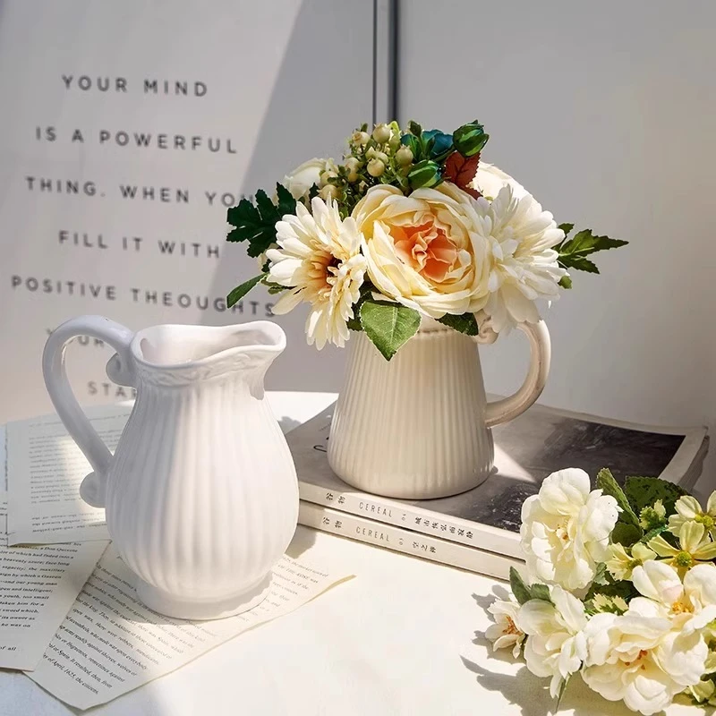 北欧仿真花花瓶摆件客厅仿真植物装饰花向日葵diy电视柜装饰摆设