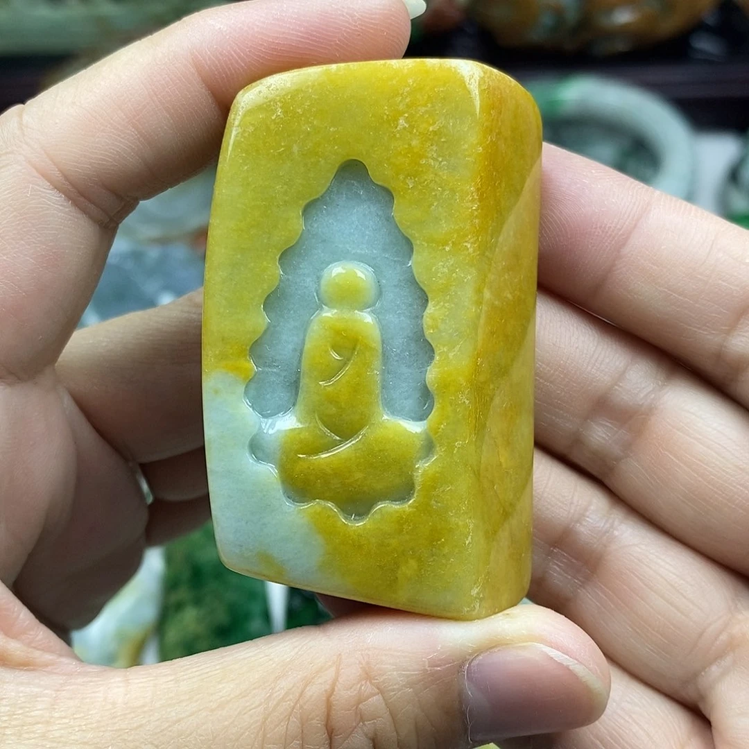 颈饰未镶嵌翡翠牌子