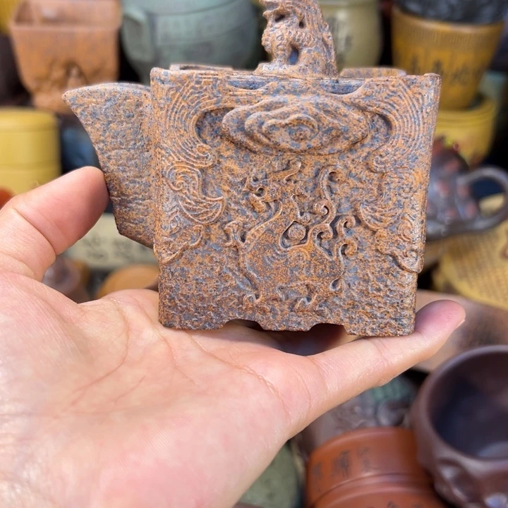 紫砂茶杯宜兴紫杯子