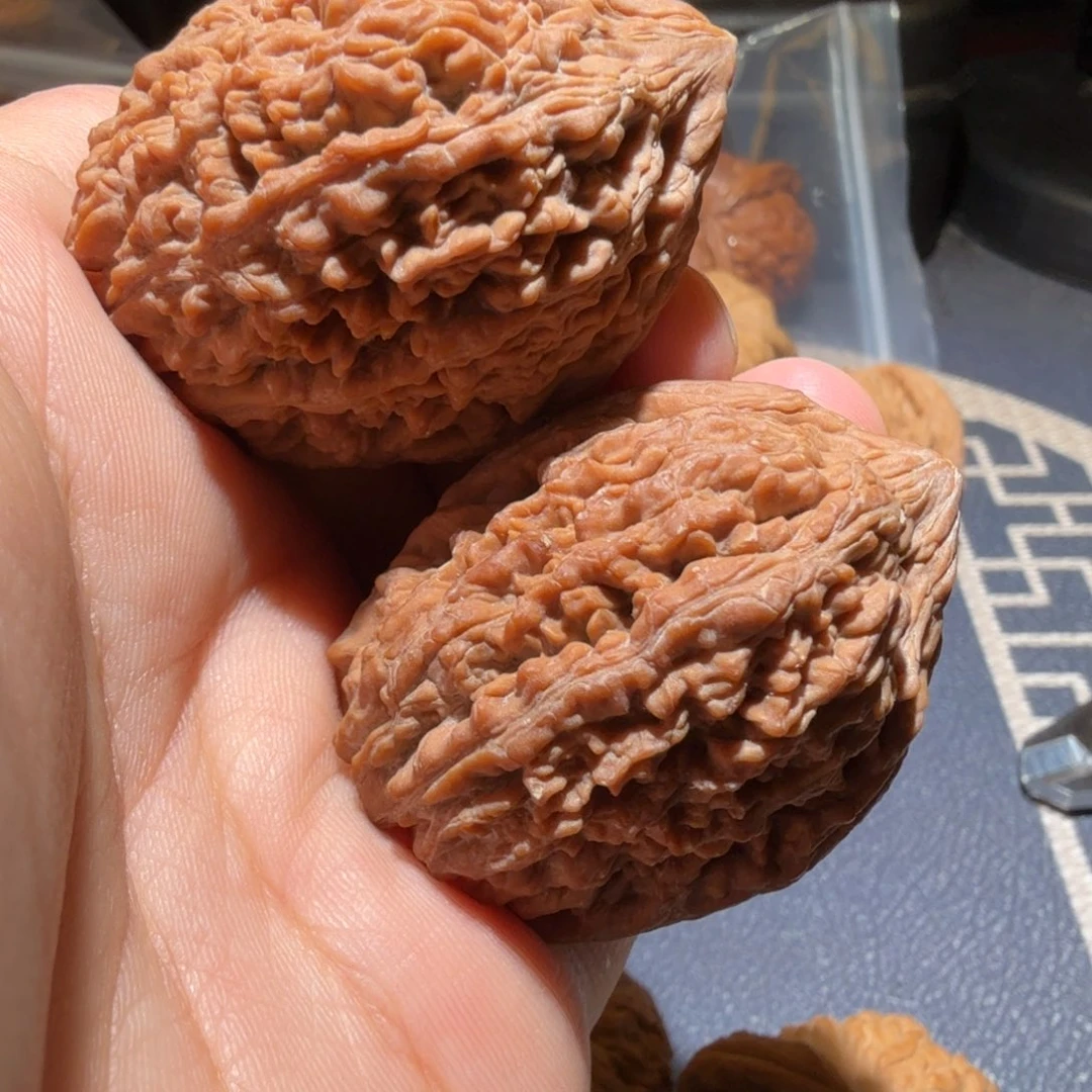 把件猴头核桃大蒜头