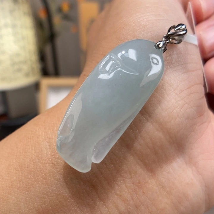 【闪购商品】颈饰银S925镶嵌翡翠9