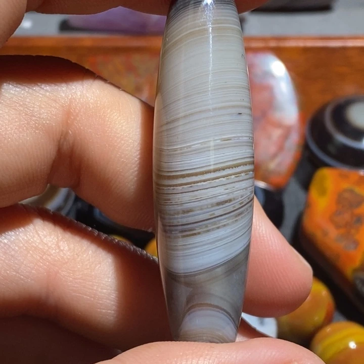 玛瑙/玉髓钛钢颈饰