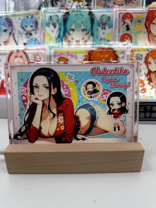 美少女动漫水晶砖（多ip）精美亚克力摆件15*10*1.5cm