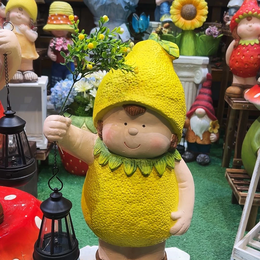 花园摆件红红火火