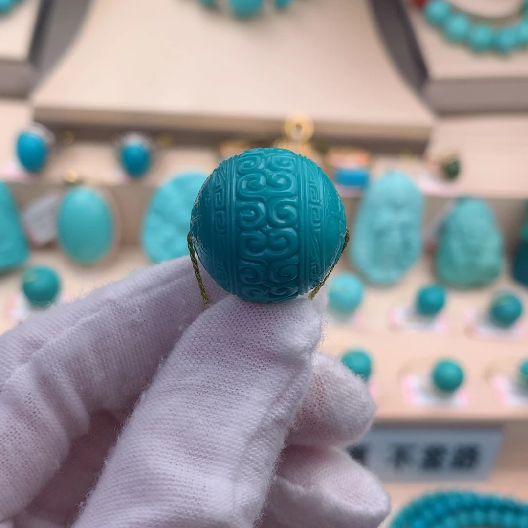 绿松石珠宝奇石未镶嵌