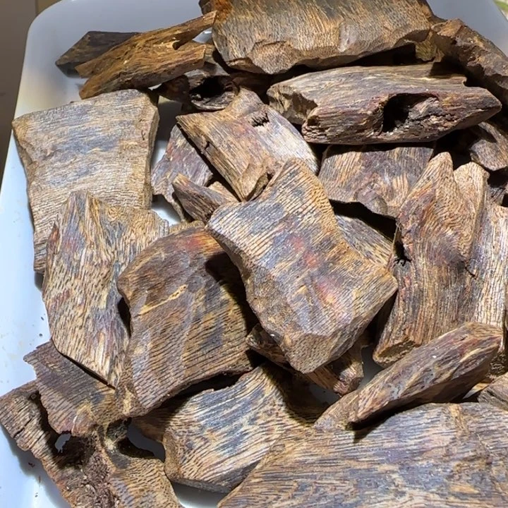 手把件沉香海南老白棋块料100克
