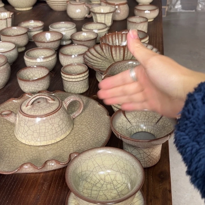 蒋加宝 传世哥窑  作品五***肉