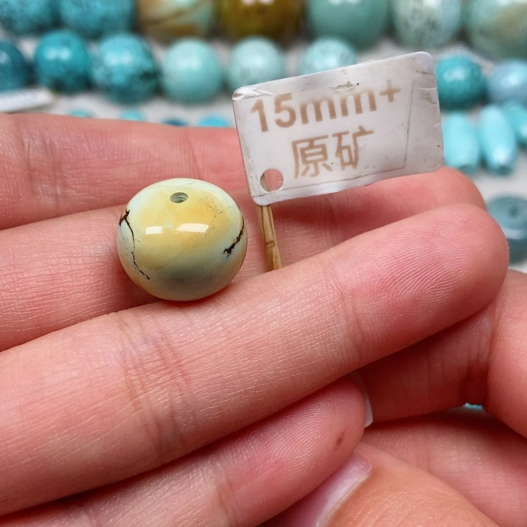 未镶嵌绿松石珠宝半成品
