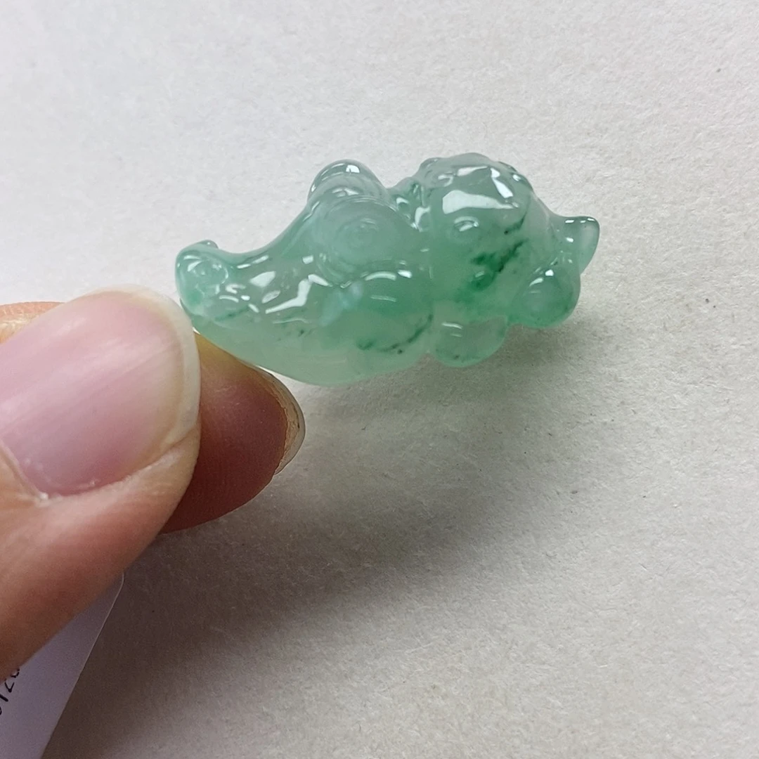 石英质玉颈饰未镶嵌可可爱爱小鳄鱼