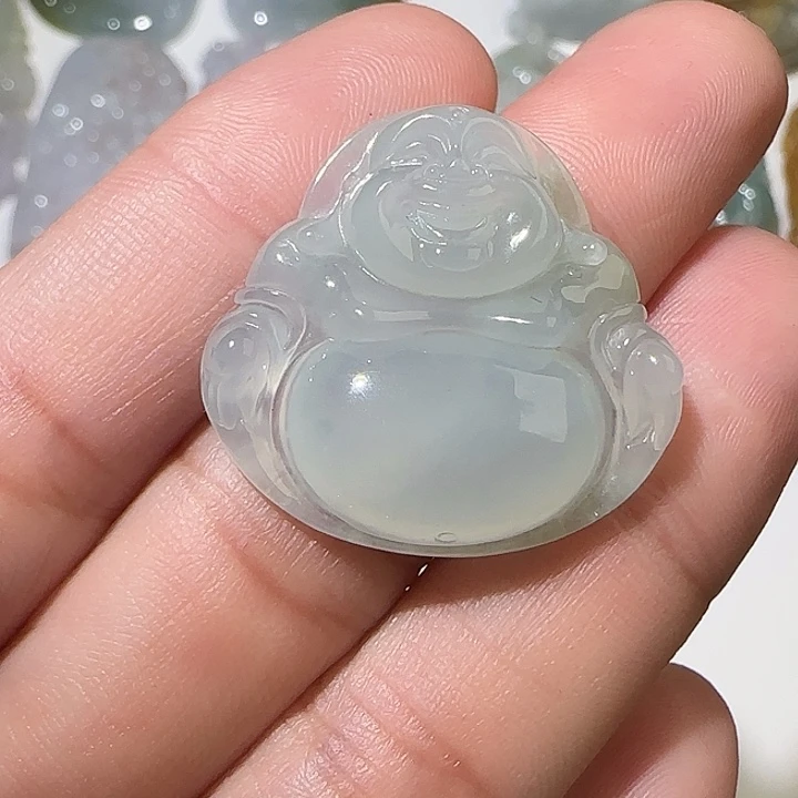 天***古翡翠未镶嵌颈饰翡翠