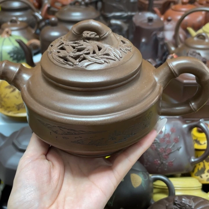 自***在茶壶紫砂紫砂艺术作品