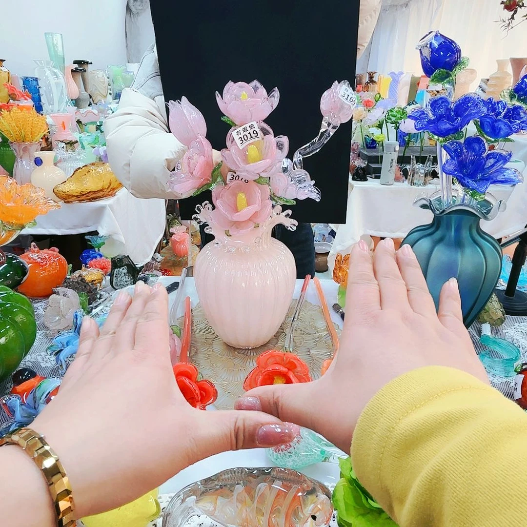 瑕疵花加瓶安妮家花瓶花器摆件