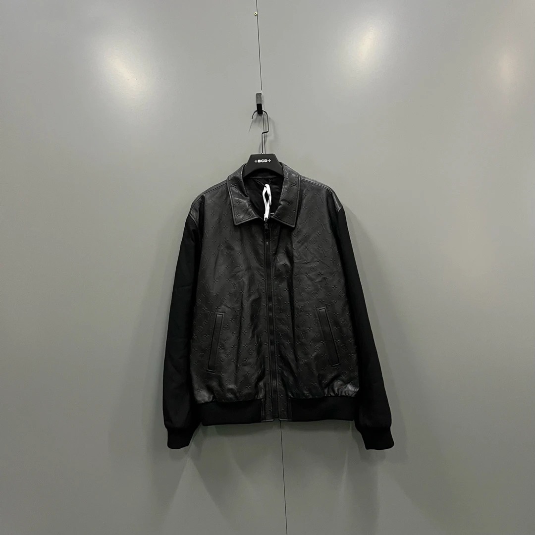 未使用 LouisVuitton/路易威登 （ll）皮衣夹克 58码/全新016817