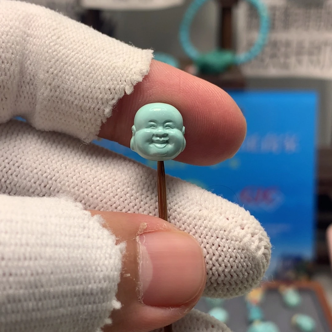 绿松石未镶嵌挂件