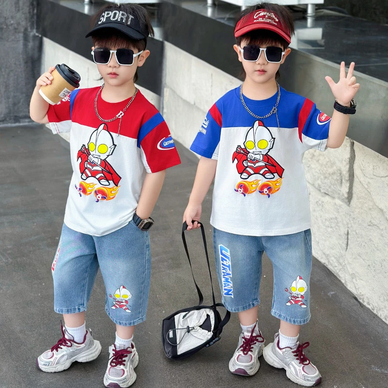 新562805夏款时尚男童套装