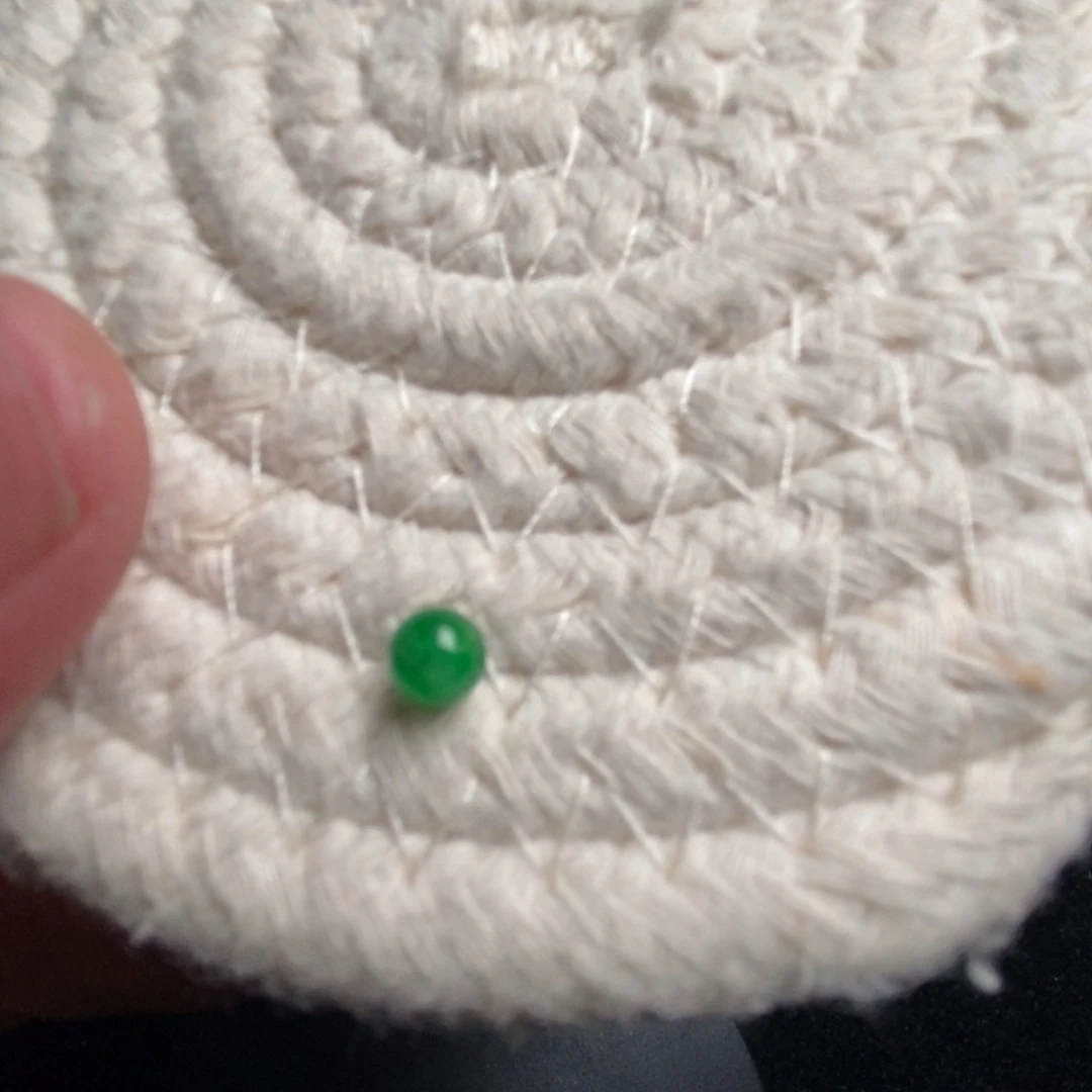 翡翠散珠贞**°天然翡翠A货散珠