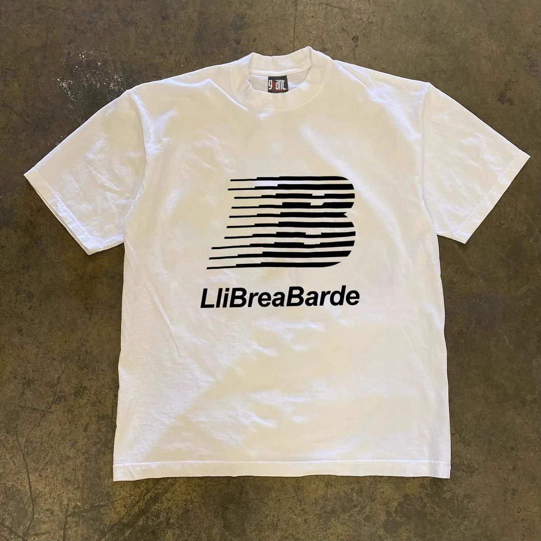 重磅不透白色短袖t恤男女同款美式休闲字母印花百搭纯棉宽松半袖