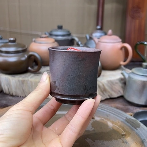 戬谷龙窑坭兴陶柴烧壶68