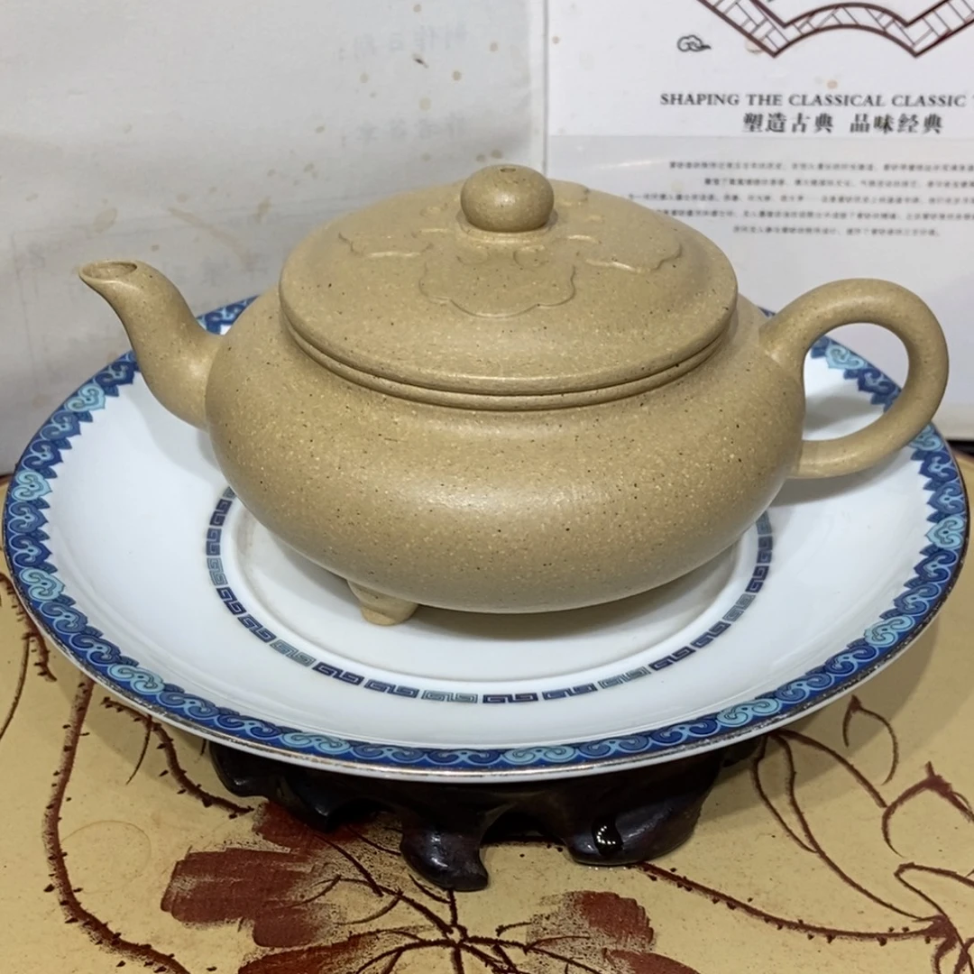 紫砂茶壶本绿全手160容量