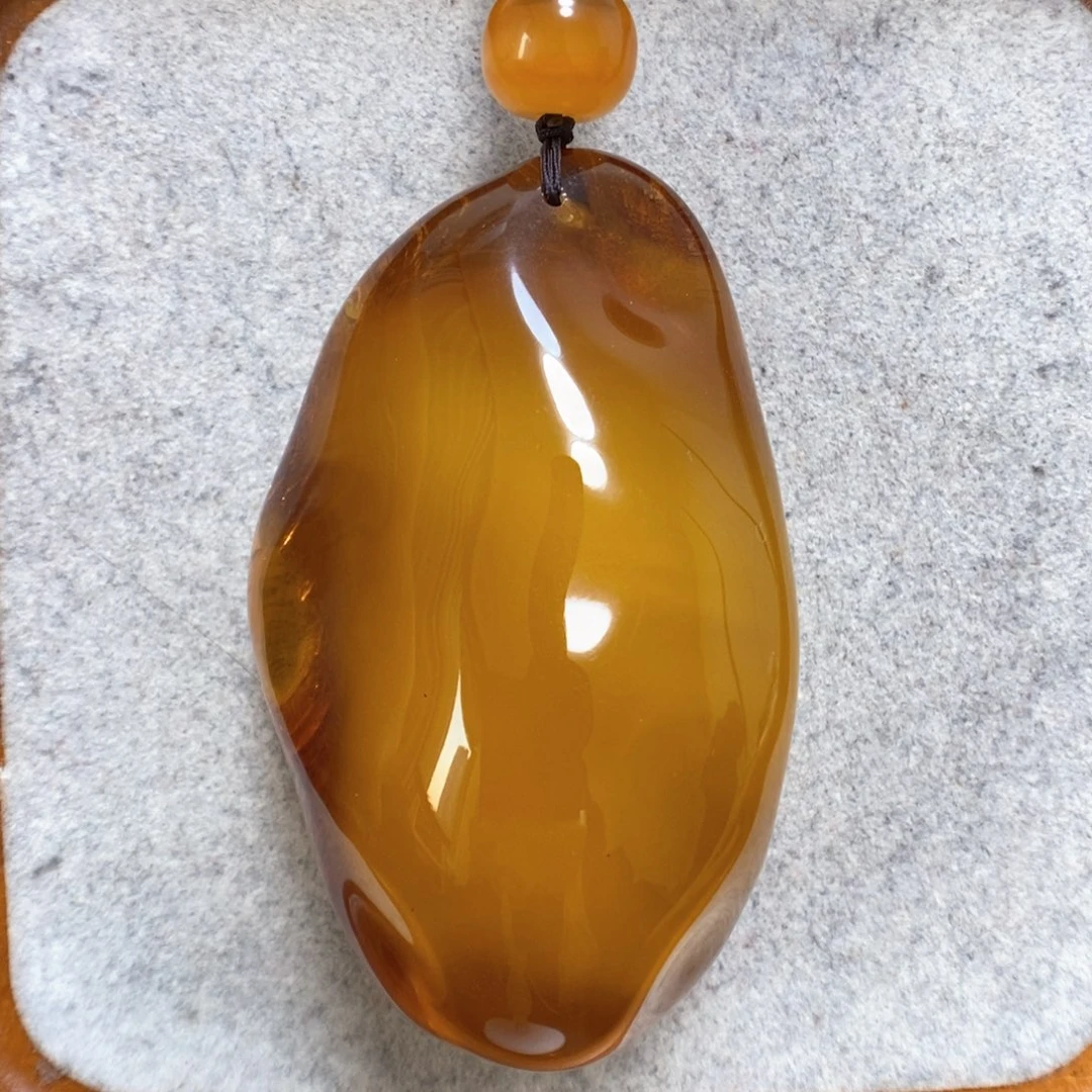 蜜蜡项链未镶嵌蜜蜡吊坠