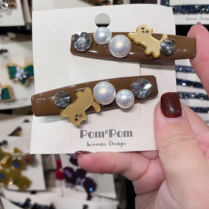 布艺铁合金鸭嘴夹