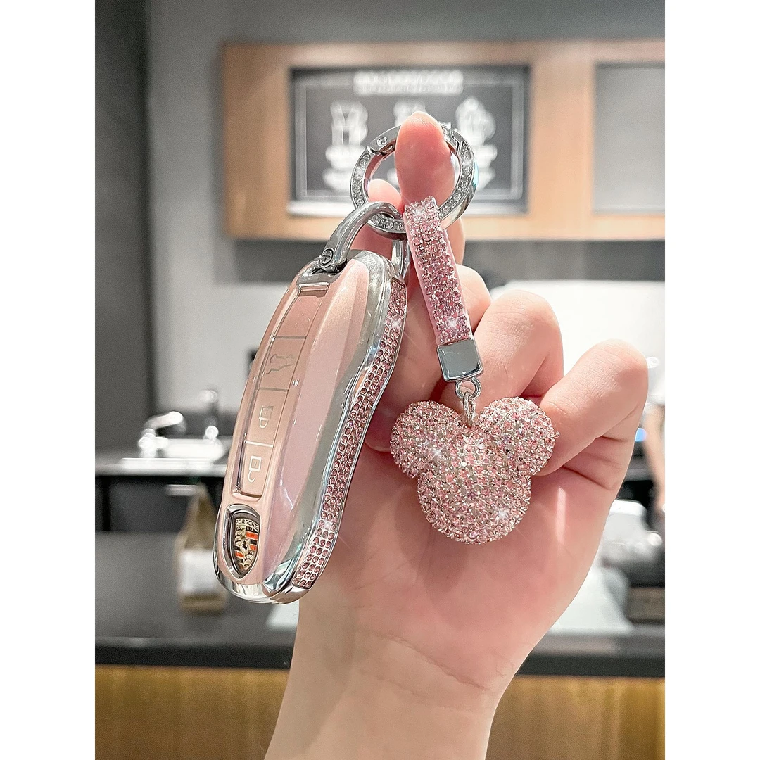 适用保时捷钥匙套新帕拉梅拉卡宴macan玛卡718车911壳taycan扣女