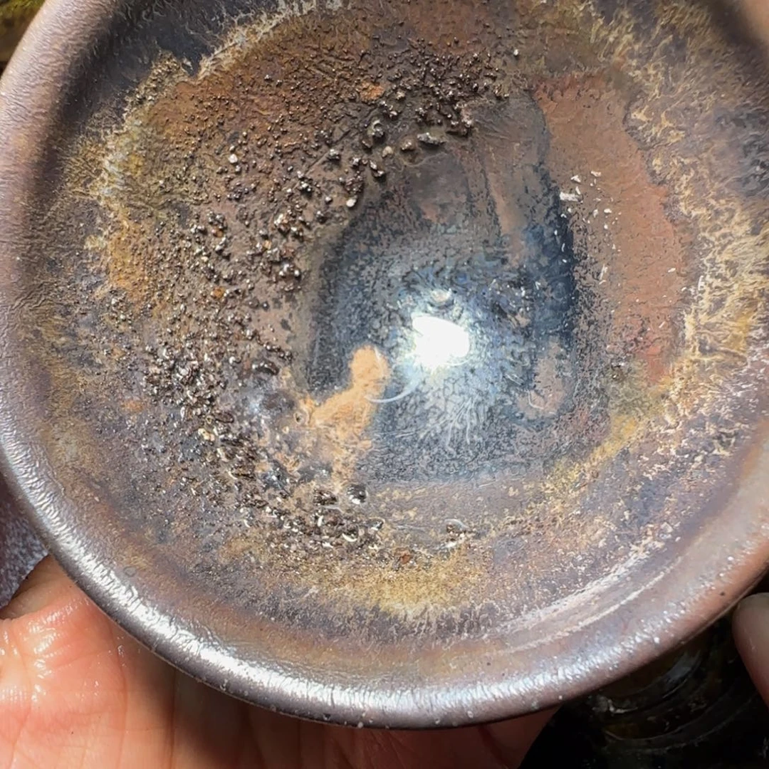柴烧建盏茶盏茶杯939