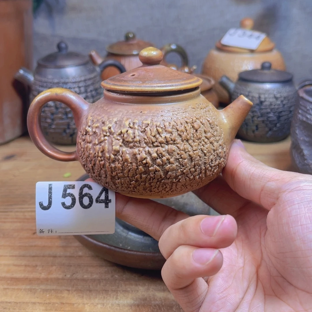 纯手工制作工艺（柴烧）裸烧纯手工制作柴烧壶564