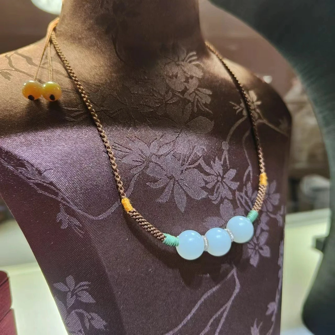 左边婷姐丨和田玉项链（C445）