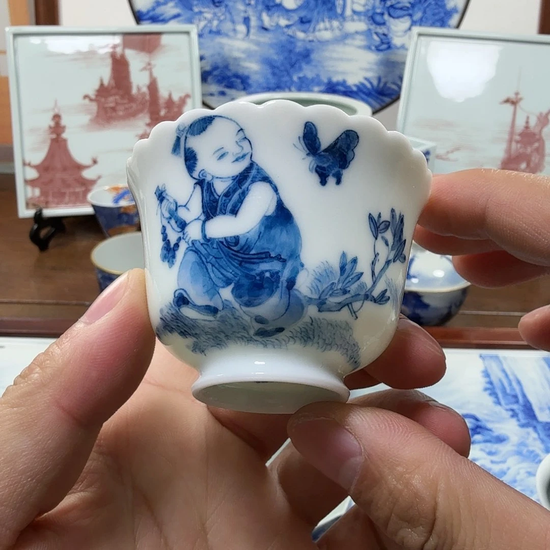 霍**?全手工全手绘陶瓷