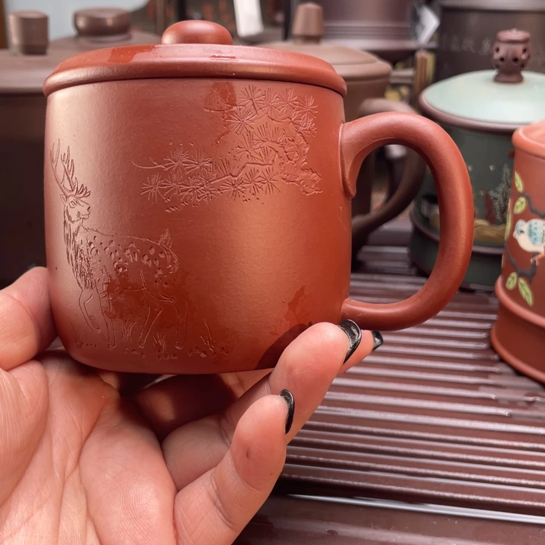 紫砂茶杯宜兴紫砂杯