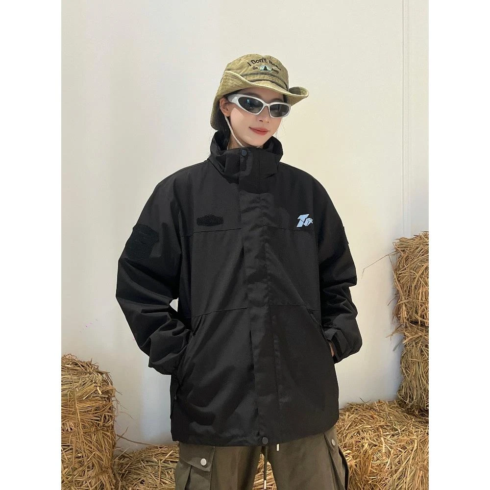 23制式多功能冲锋衣际华男女加厚防寒保暖三合一可拆卸登山服外套