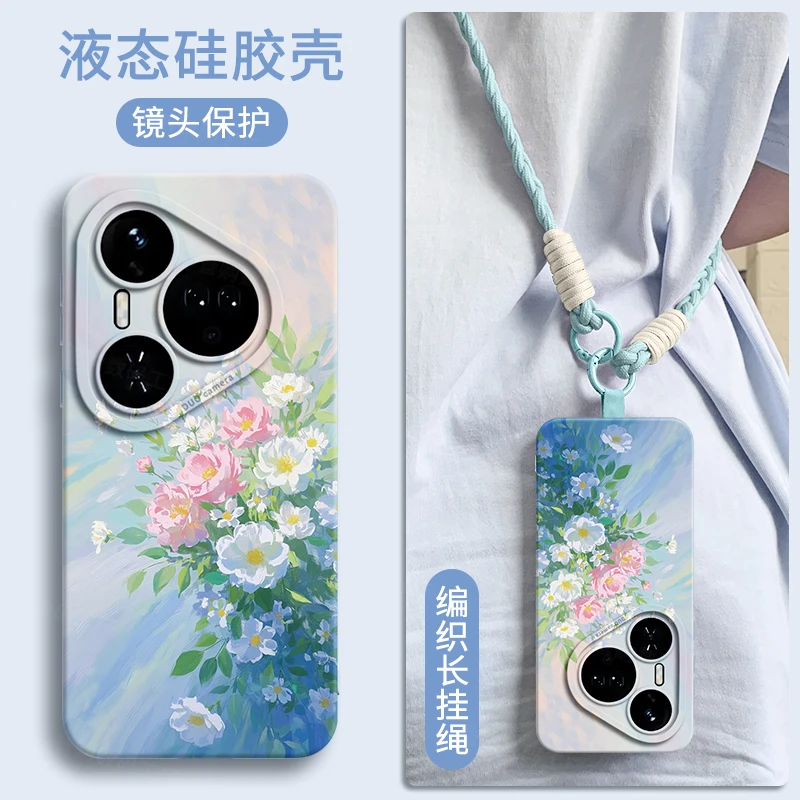 适用华为pura80pro+超薄磨砂手机壳p80全包网红70防摔60ultra情侣