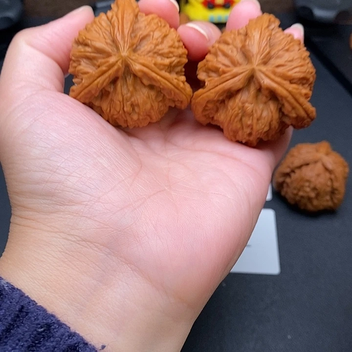 赏***事把件文玩核桃白奔