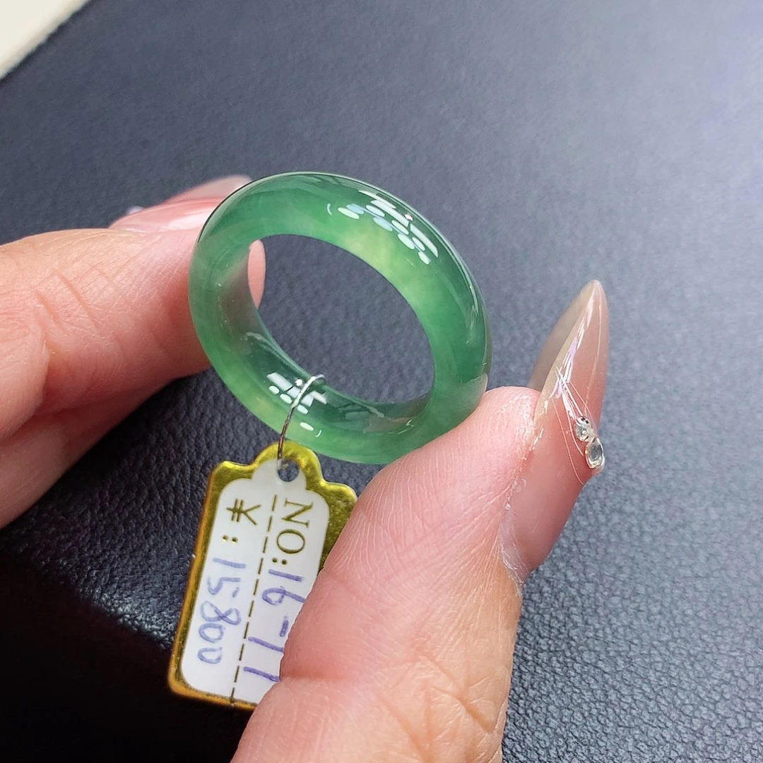 翡翠戒指未镶嵌16-17号