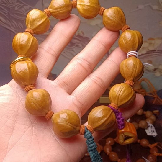 疯***。橄榄核手串/手链橄榄核手串密精1.8